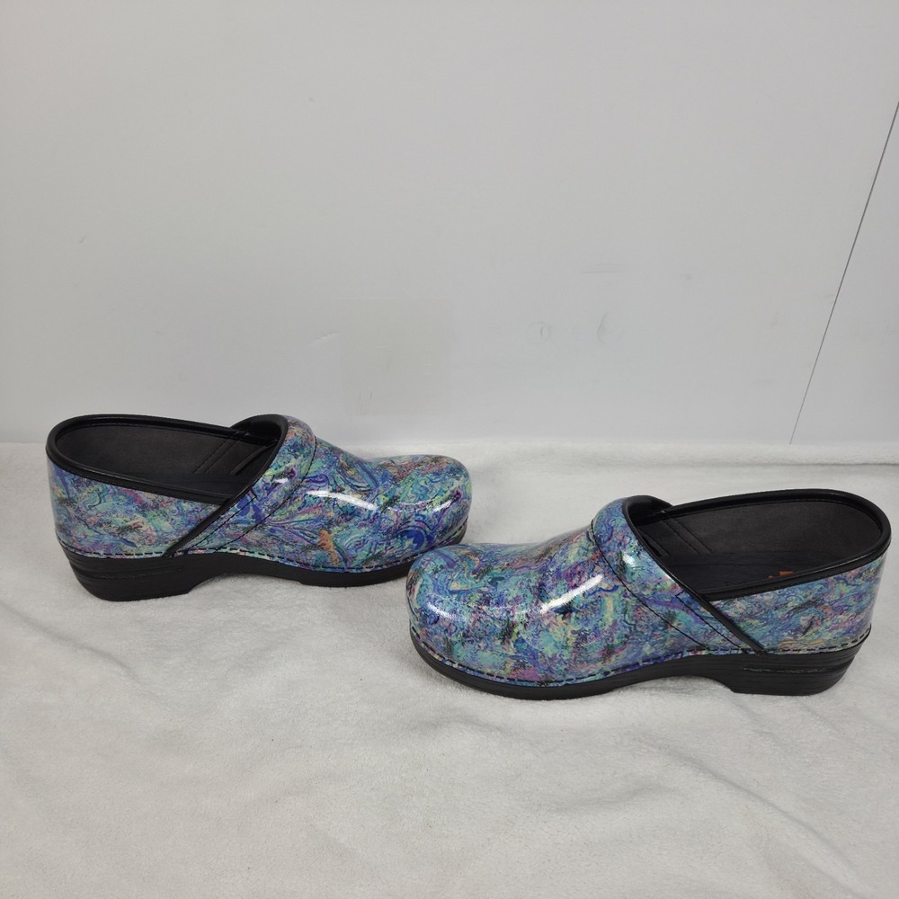 Dansko Womens XP 2.0 Swirl Patent Clog Size 40 US 9.5-10 - Picture 6 of 13